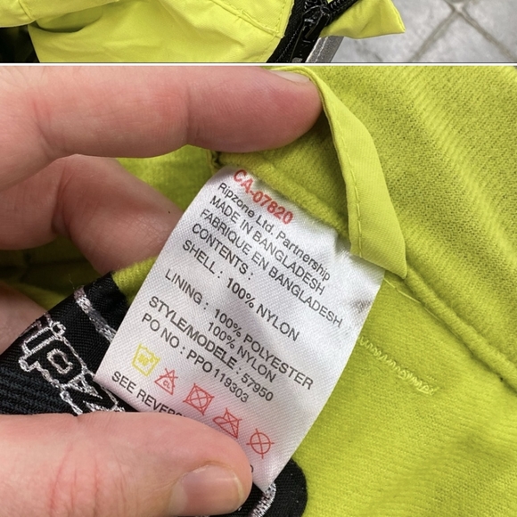 Ripzone Core Strobe Yellow Snowboard Ski Snow Pants XS - Picture 10 of 12